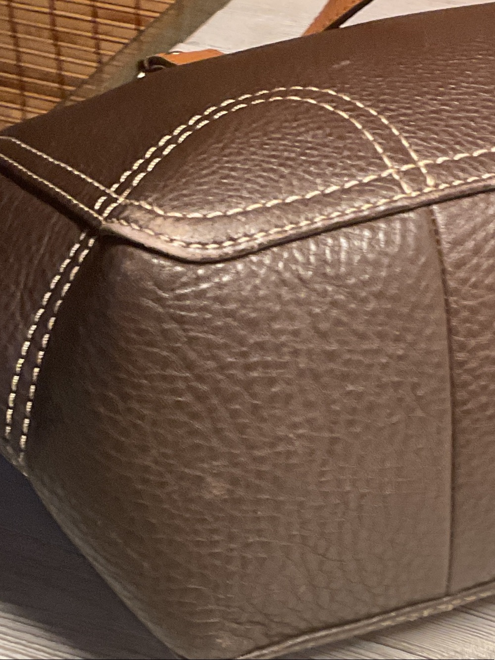 Coach Chelsea Brown leather shoulder bag large Tote - Picture 7 of 12